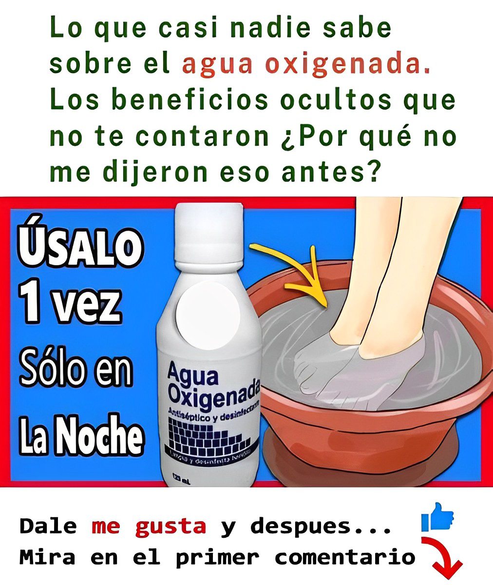 Agua oxigenada: Los beneficios que pocos conocen