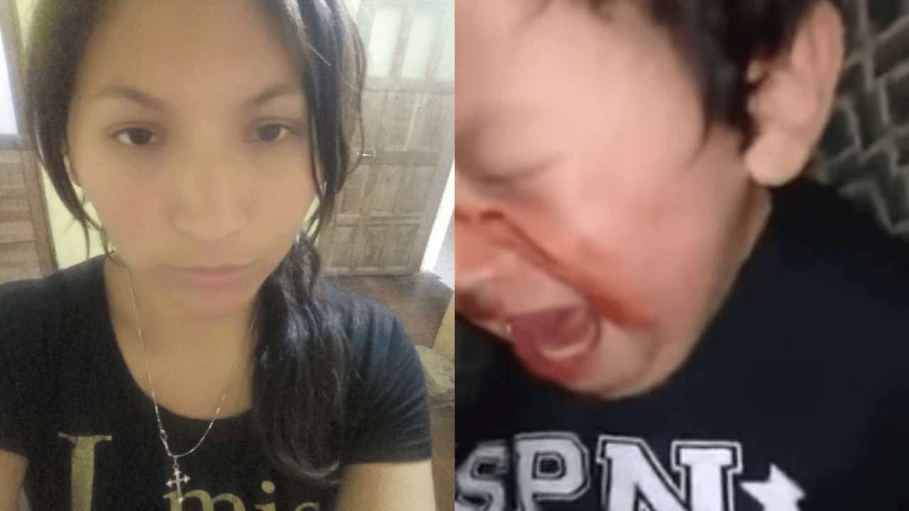 Una madre se graba propinando una brutal paliza a su hijo de tres años