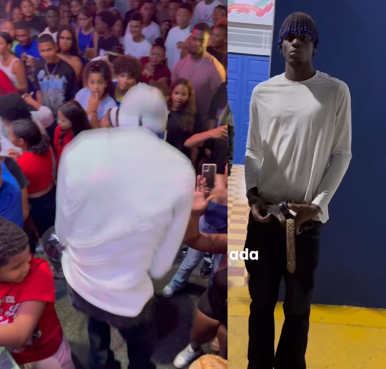 Bailarín del Sicokario en Cotuí