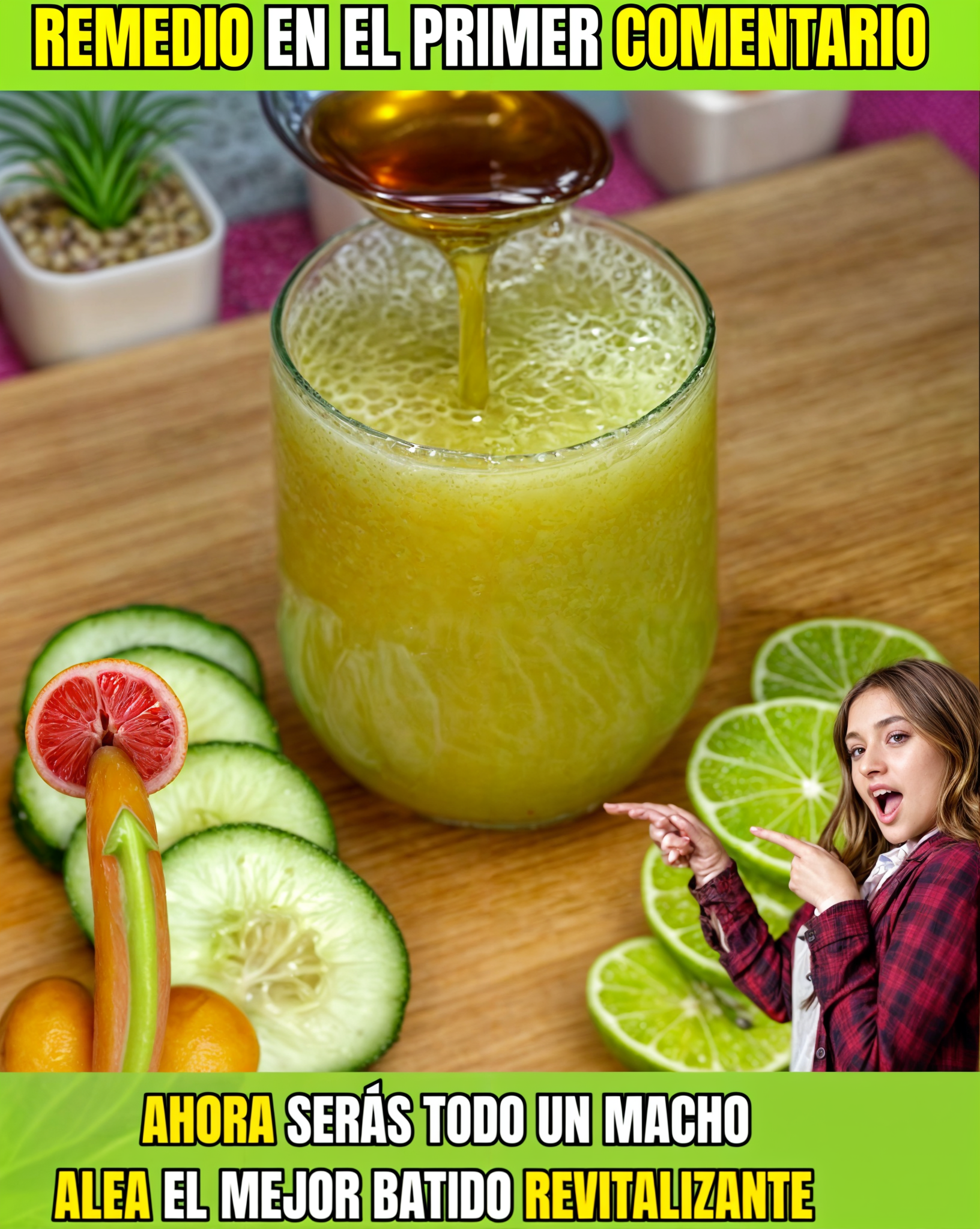 Ahora serás todo un macho alfa El mejor batido revitalizante
