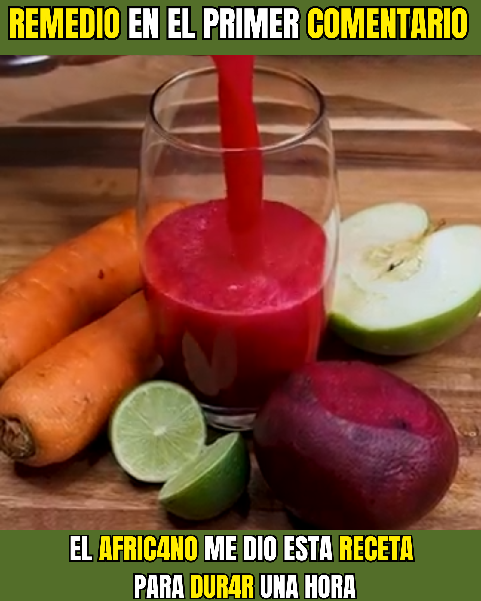 Mi Amigo el Afric4no Me Dio Esta Receta Para Dur4r una Hora