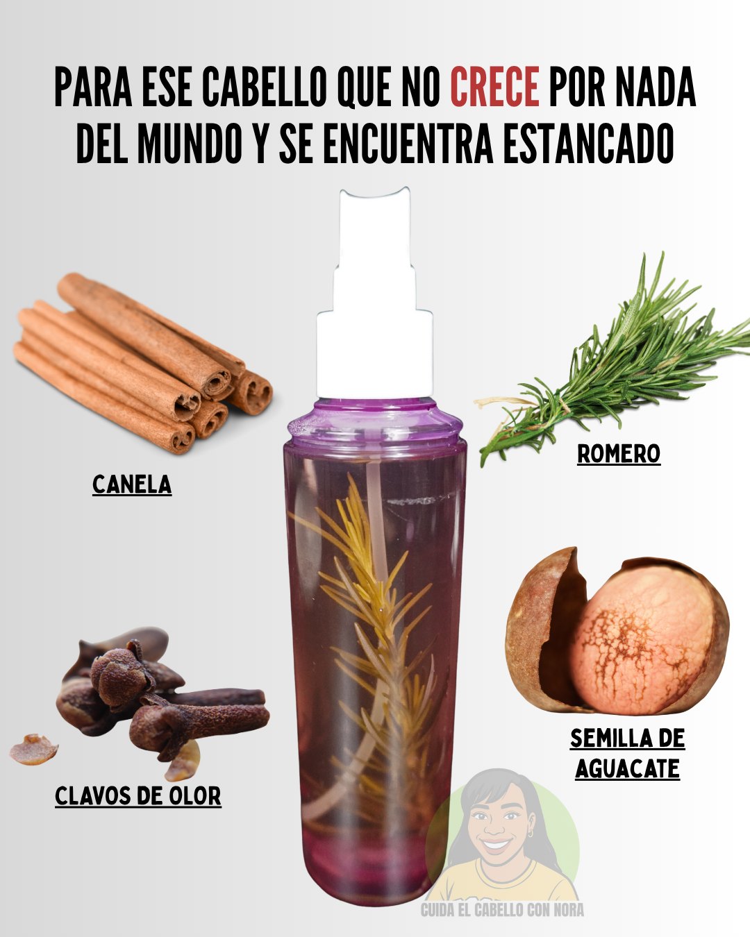 TÓNICO CAPILAR CASERO ESTIMULANTE Y REGENERADOR