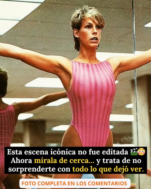 VIDEO El detalle inesperado que quedó grabado en la icónica escena de aeróbicos.