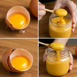 Mascarilla Casera con Yema de Huevo