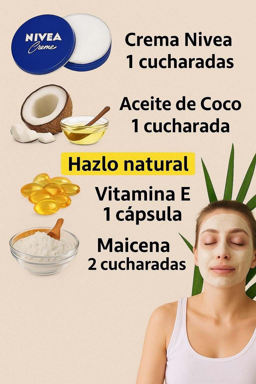 Crema Casera Nutritiva – ¡Tu piel suave y radiante de forma natural!