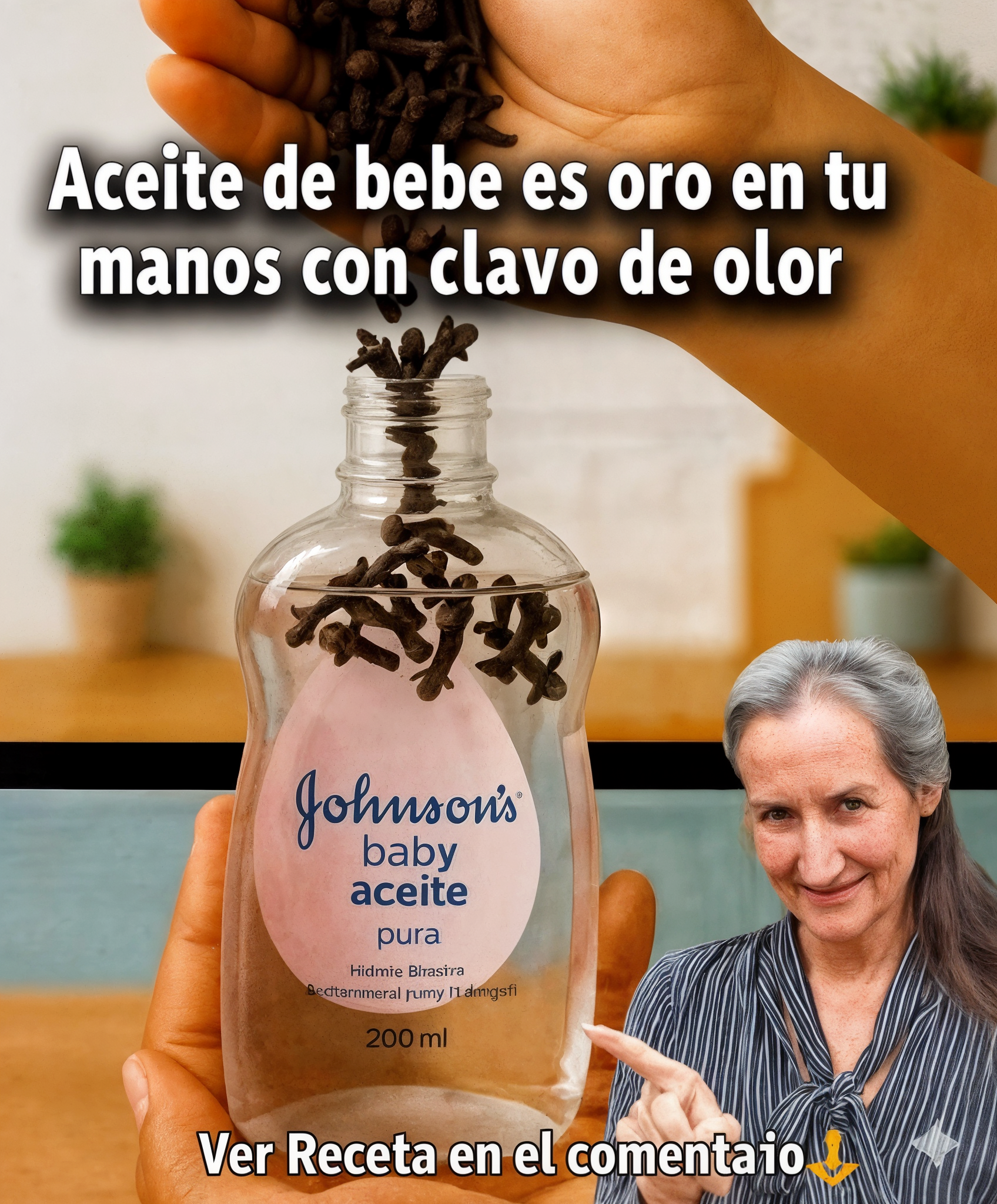 Este Aceite de Bebé con Clavo de Olor es ¡Oro en tus Manos!