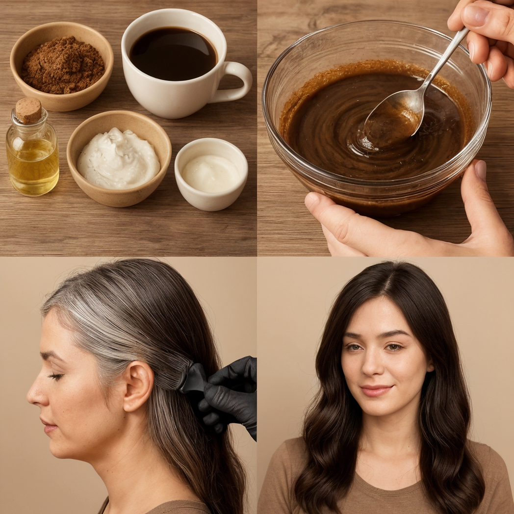 Cubre tus Canas Naturalmente con Cacao y Café