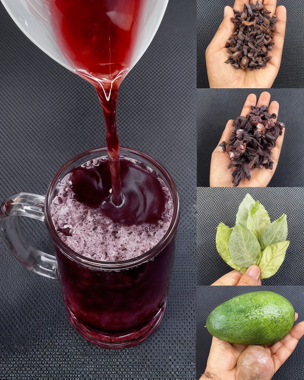 Poderosa bebida natural con semilla de aguacate, jamaica, clavo y laurel
