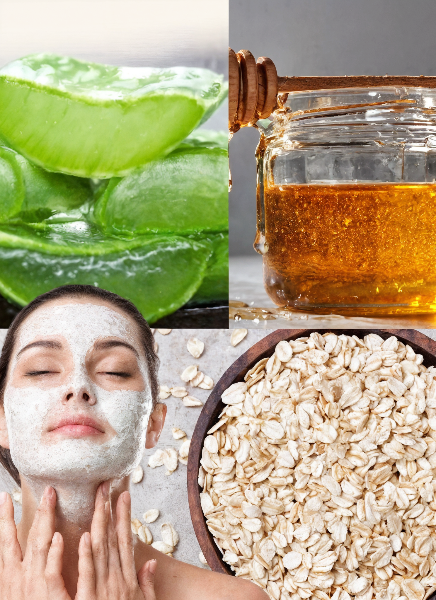 El secreto de Cleopatra: Mascarilla de miel, avena y aloe para una piel perfecta