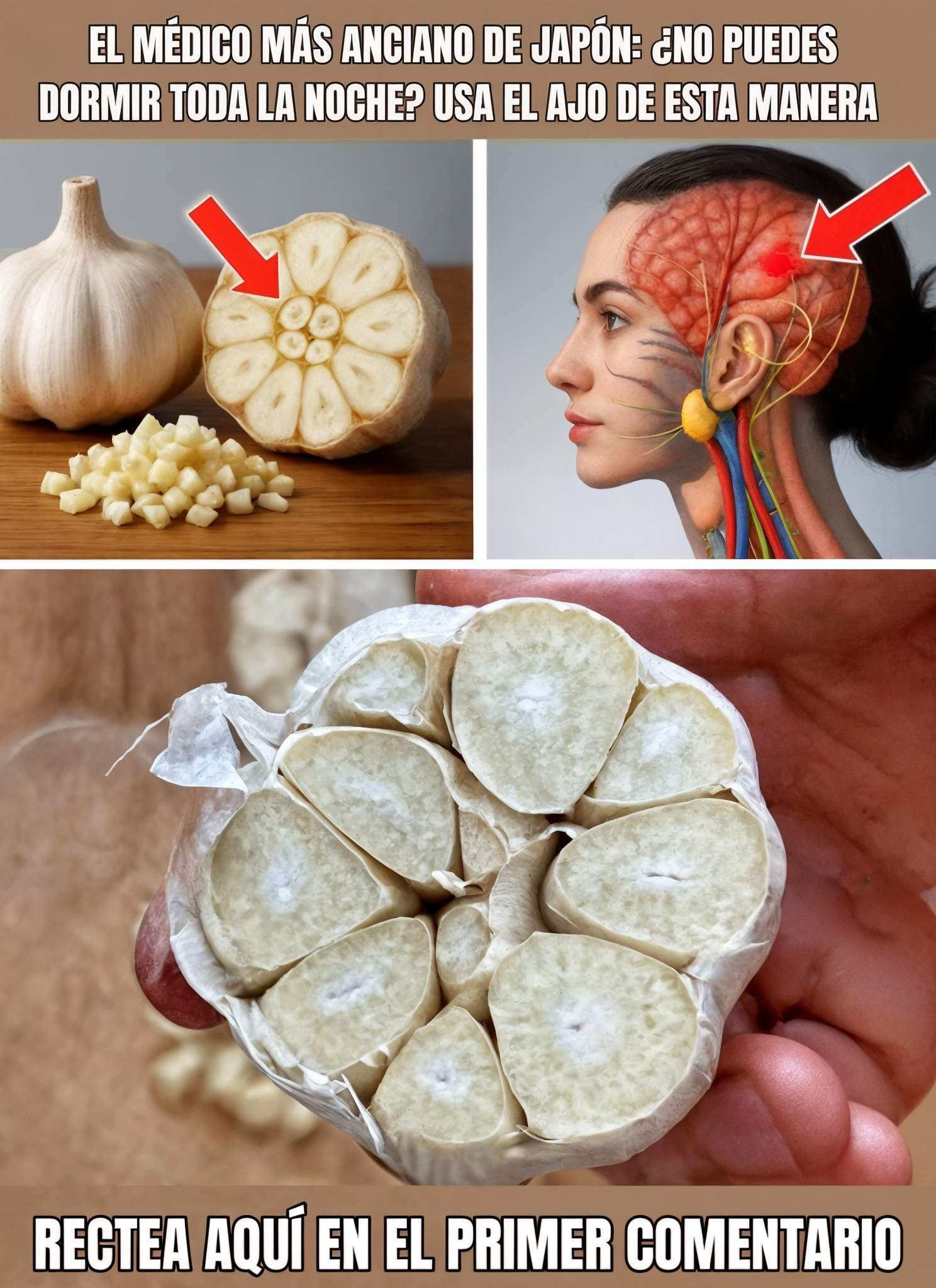 Remedio Natural con Ajo para Dormir Mejor