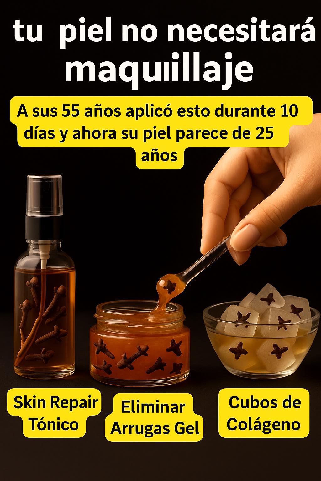 💫 A sus 55 años aplicó esto durante 10 días… ¡y ahora su piel parece de 25!