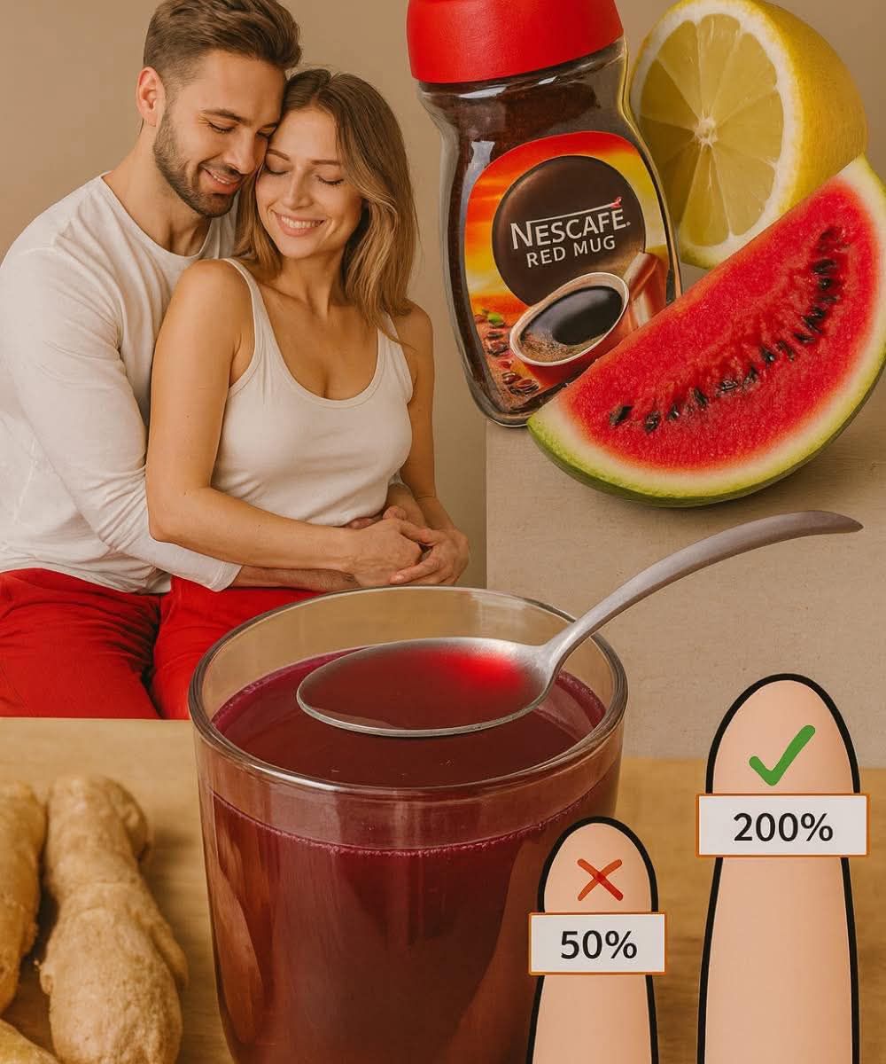 👑 El Secreto Nocturno del Rey: Sandía, Café y Limón – Energía, Vitalidad y Pasión Natural