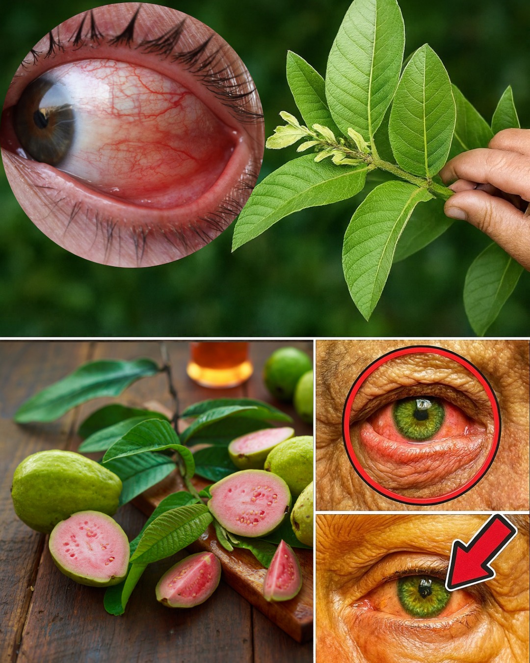 🌿 Cómo usar la guayaba para tratar problemas oculares naturalmente