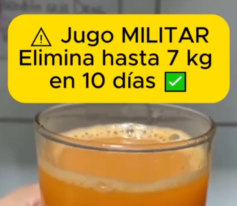 🍏🥕🍋Jugo Militar: El Batido Natural Que Elimina Hasta 7 Kilos en 10 Días