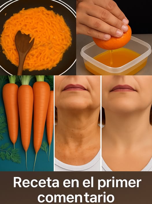 El secreto de la zanahoria que rejuvenece el cuello en solo días