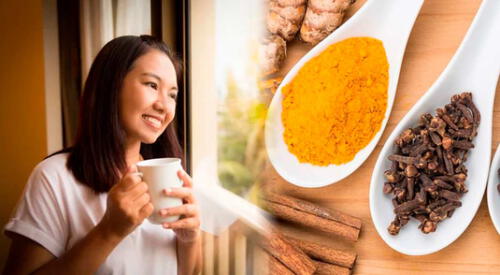 🌿 ¿Barriga hinchada? Este té natural con cúrcuma, clavo de olor y orégano es una bomba detox para tu cuerpo