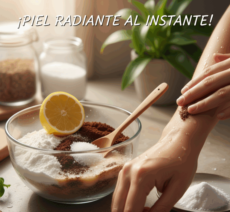 Exfoliante Casero que Borra Manchas y Deja tu Piel Radiante al Instante