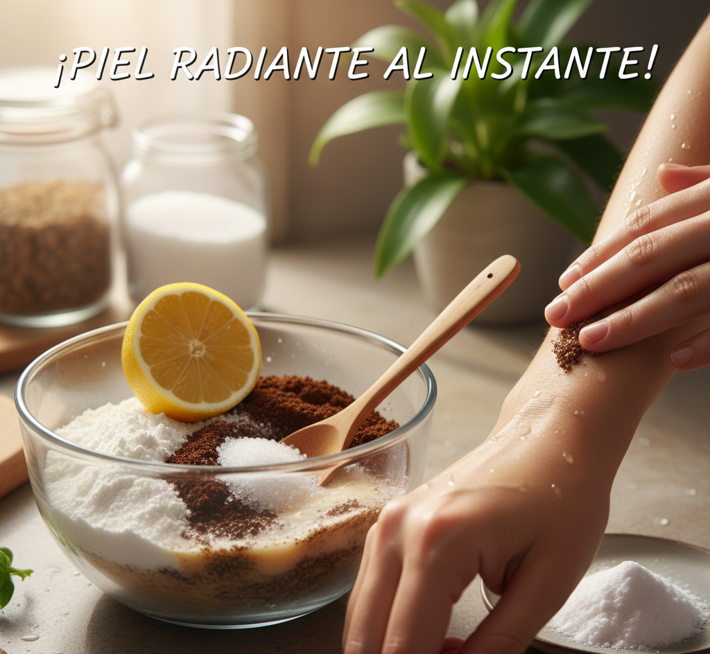 Exfoliante Casero que Borra Manchas y Deja tu Piel Radiante al Instante