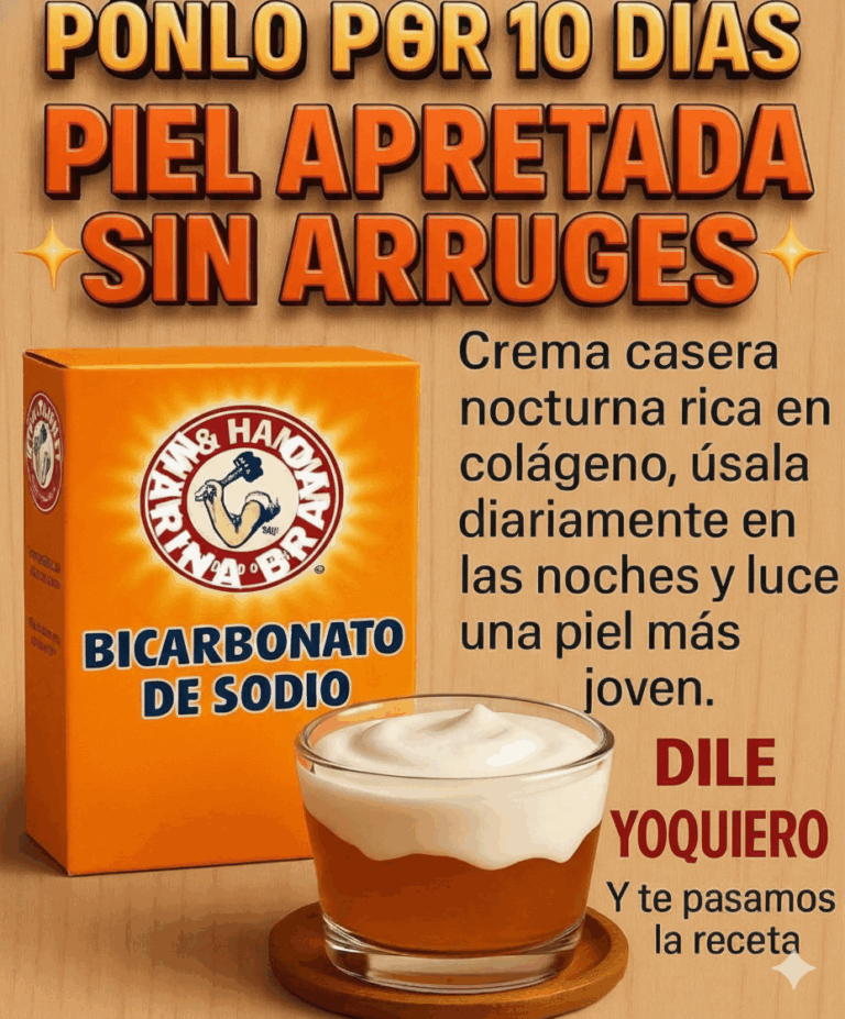 PONLO POR 10 DÍAS: PIEL APRETADA SIN ARRUGAS
