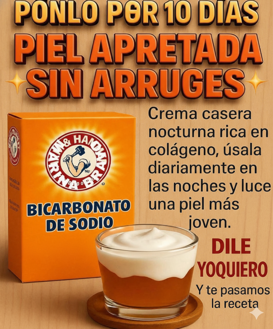PONLO POR 10 DÍAS: PIEL APRETADA SIN ARRUGAS