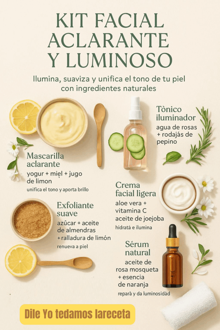 KIT FACIAL ACLARANTE Y LUMINOSO