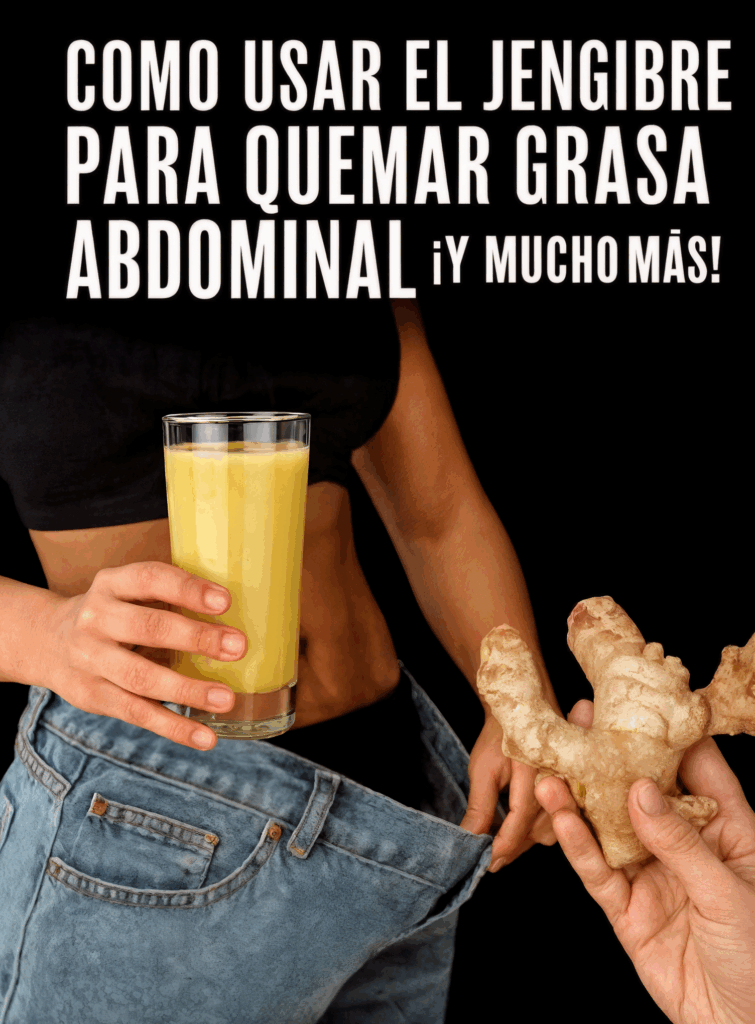 Jengibre Milagroso para Quemar Grasa Abdominal y Mucho Más