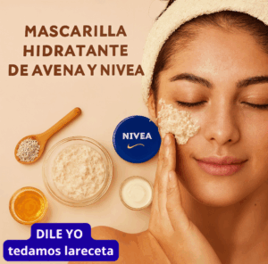 Mascarilla Hidratante de Avena y Nivea