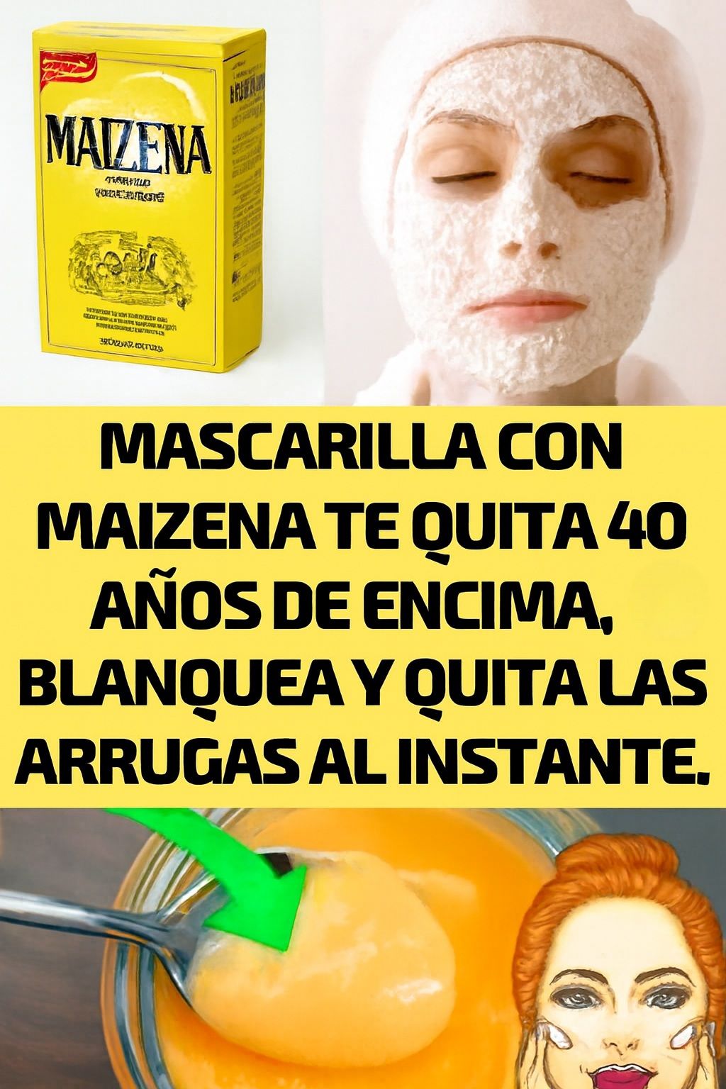 La mascarilla de maicena que te rejuvenece en minutos