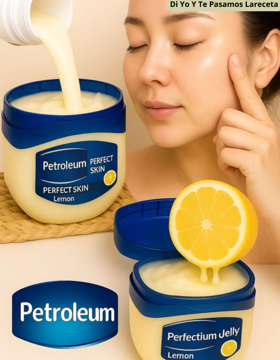 Bálsamo de vaselina con limón para una piel radiante