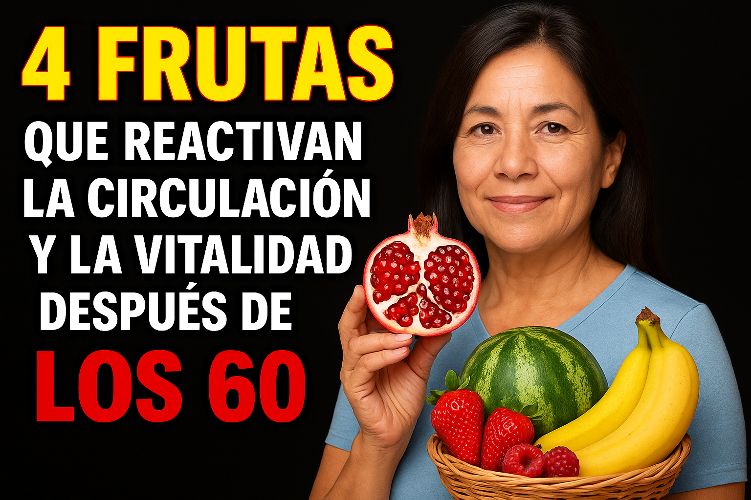 🍇 4 Frutas que Reactivan la Circulación y la Vitalidad Después de los 60