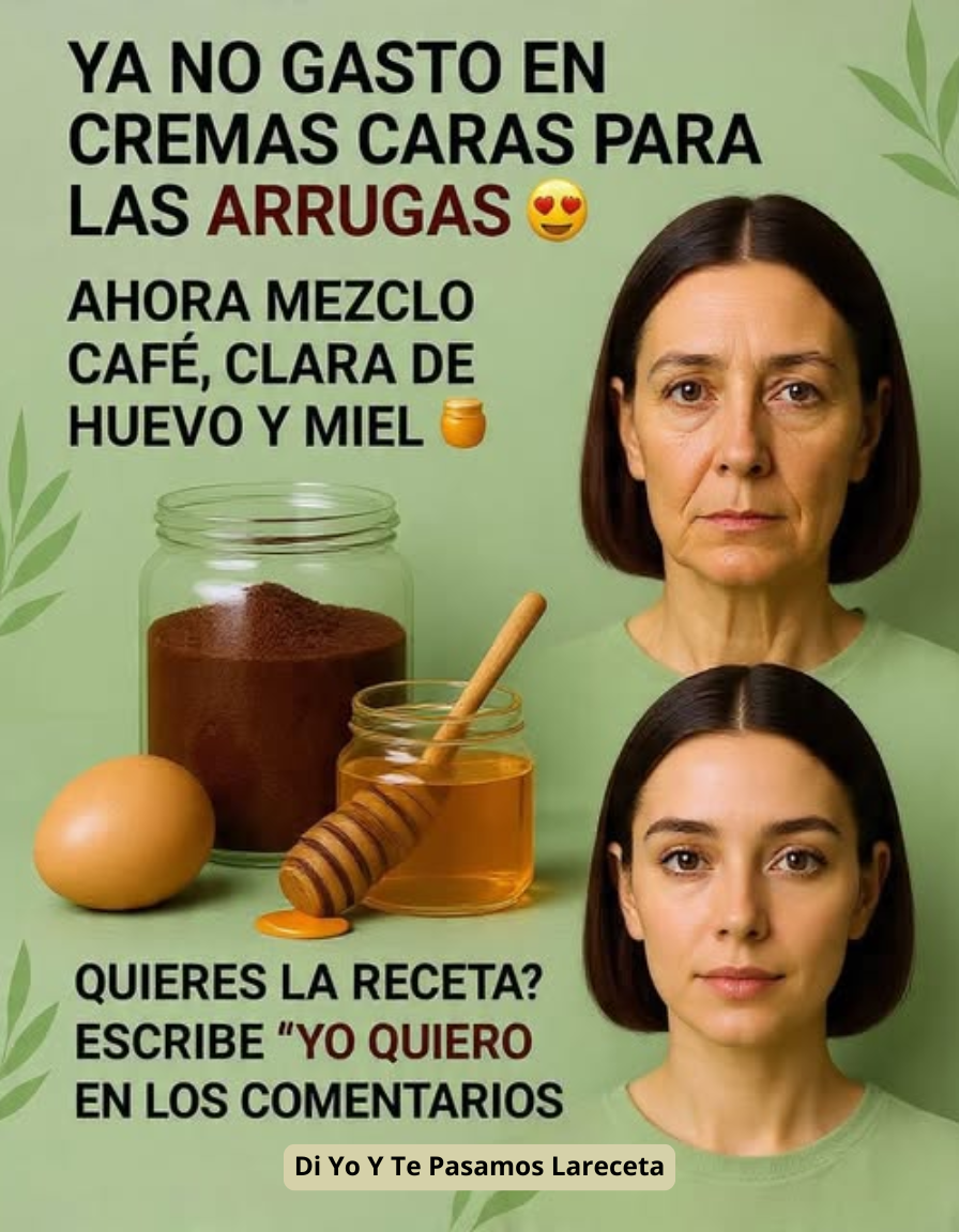 Mascarilla Antiarrugas de Café, Clara de Huevo y Miel