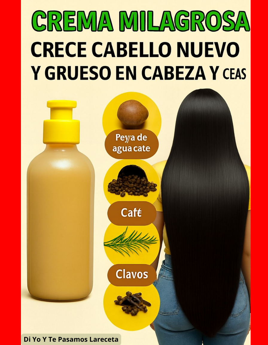 Receta Casera: Crema Milagrosa para el Crecimiento Capilar