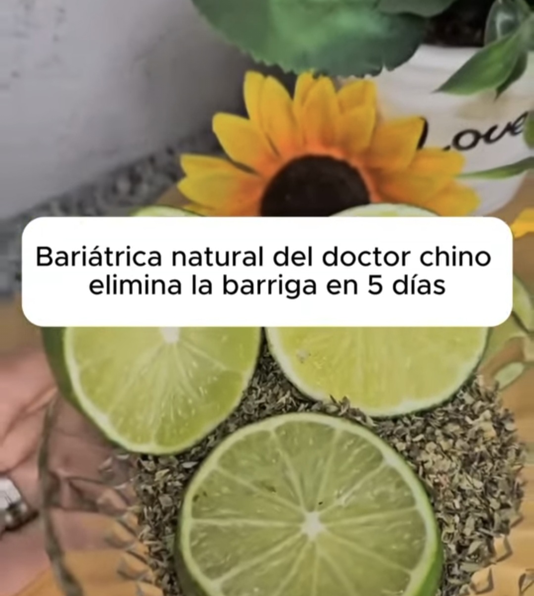 🩺Receta Bariátrica Natural del Doctor Chino (elimina la barriga en 5 días)