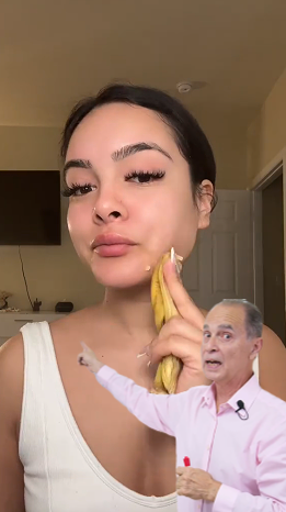 plátano para una piel radiante