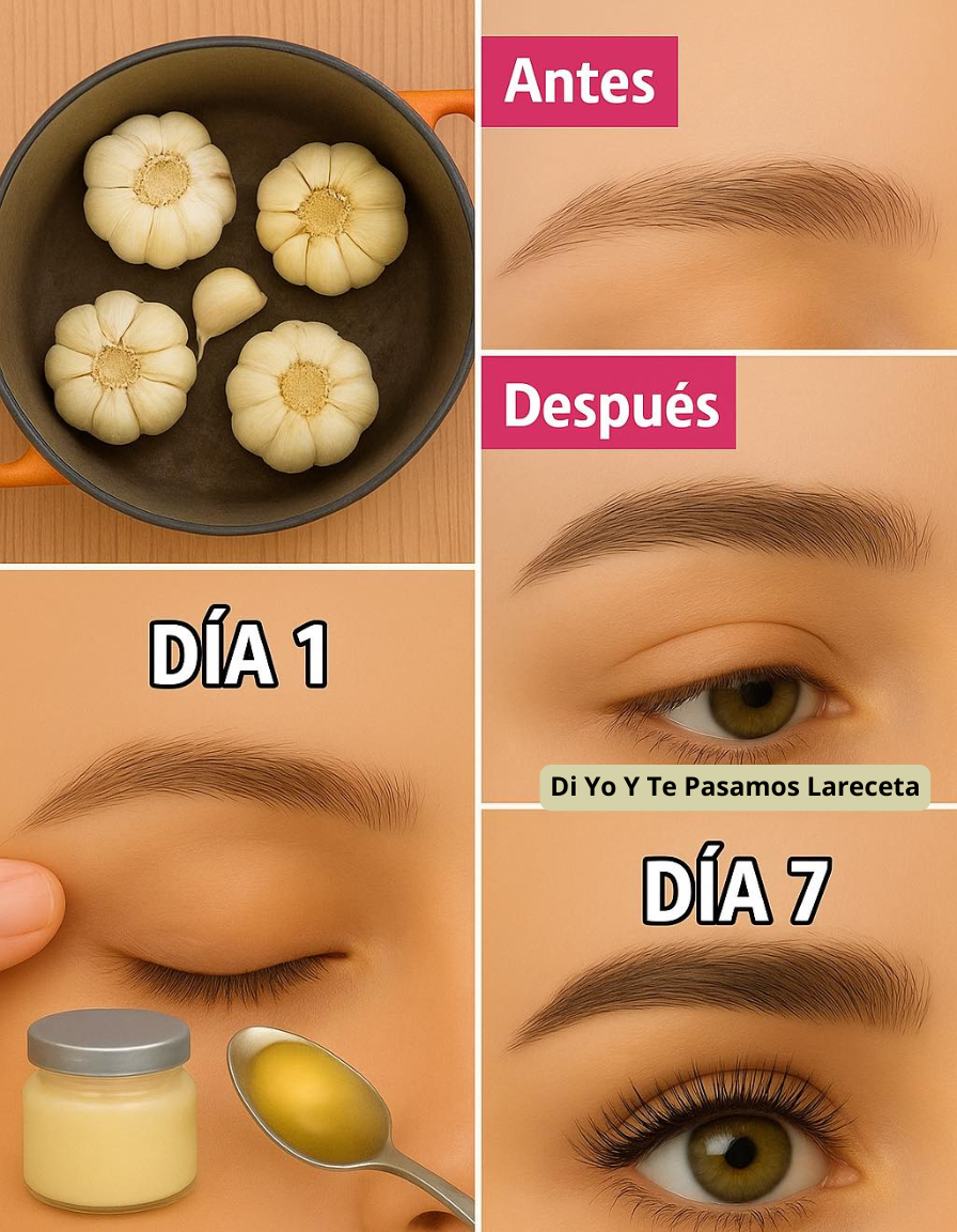 ¡Dile adiós a las cejas escasas y las pestañas cortas con solo 2 ingredientes! 