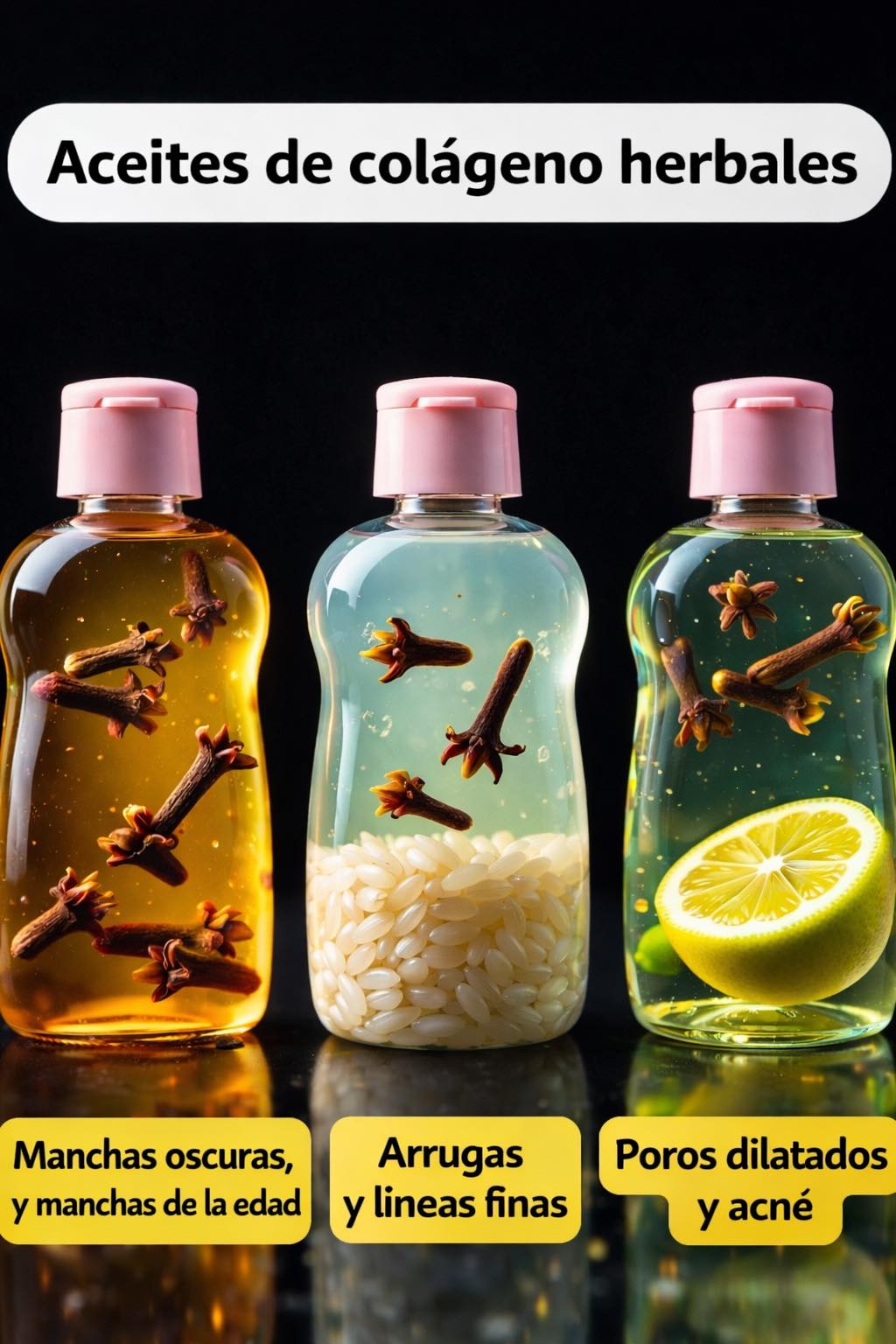 Aceite de colágeno herbal concentrado