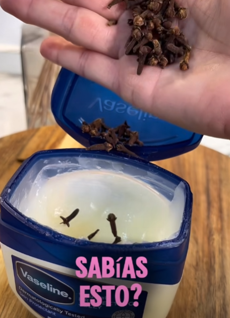 Mezcla VASELINA con CLAVOS DE OLOR y me agradecerás