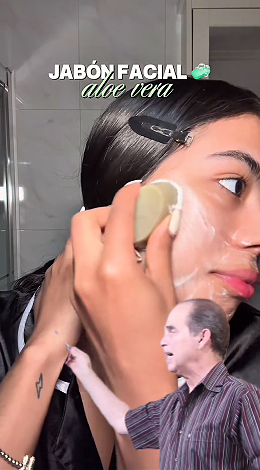 Jabón facial de aloe vera: Limpia, refresca y ayuda a mantener la piel equilibrada