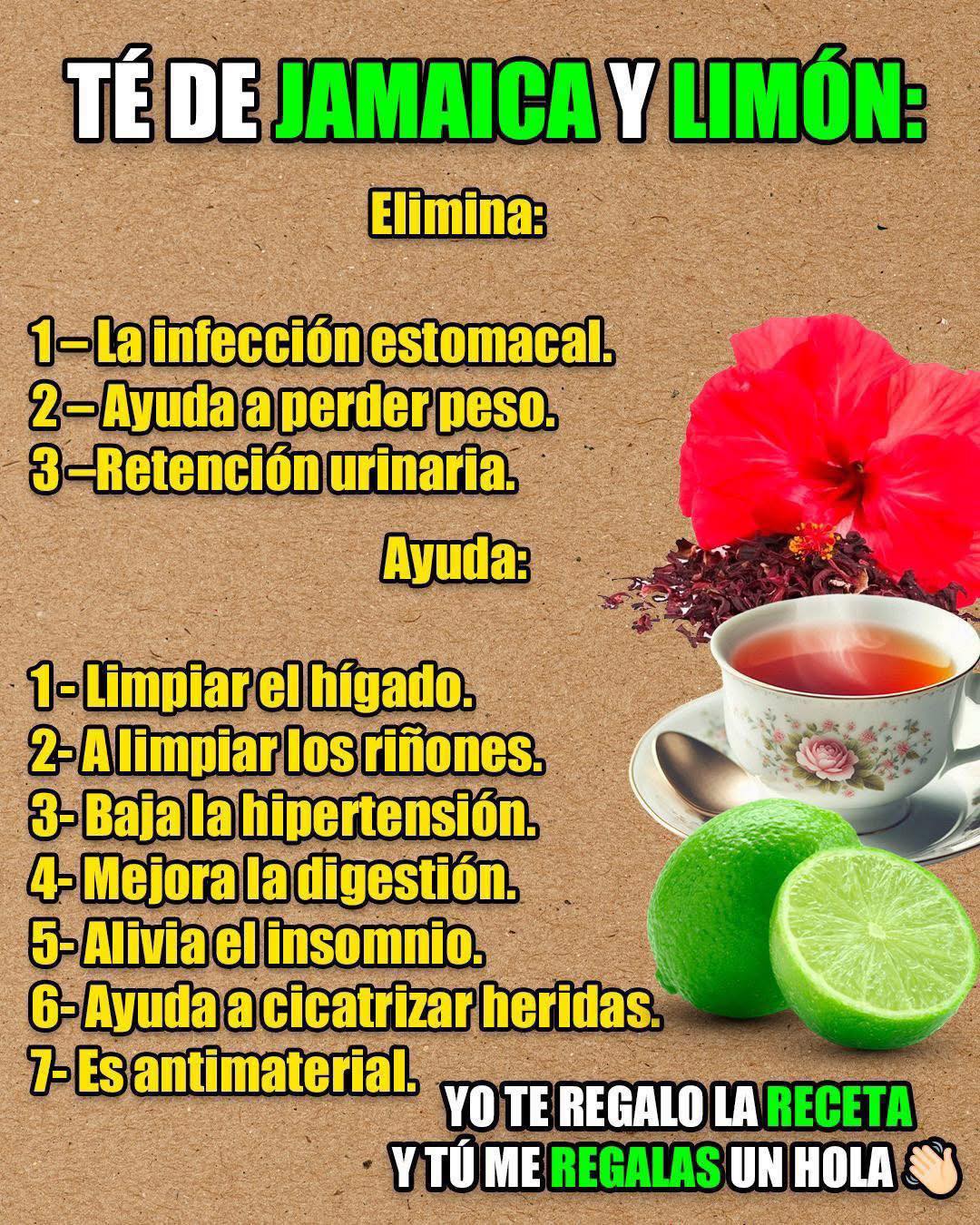 🌺 Té de Jamaica con Limón: La Bebida Natural que Apoya la Digestión, el Peso y la Limpieza del Organismo