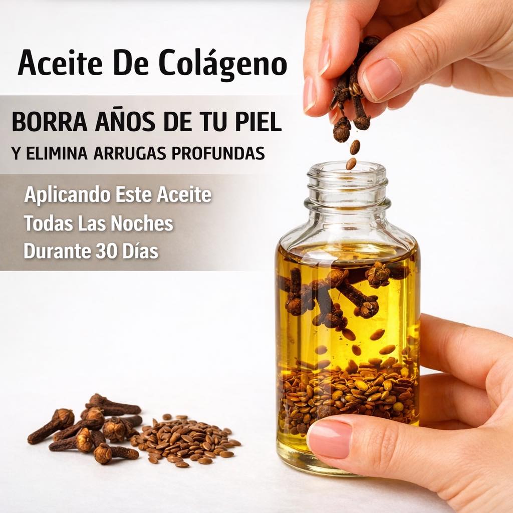 ✨ Borra Años de tu Piel y Reduce Arrugas Profundas con Este Aceite Rejuvenecedor Natural