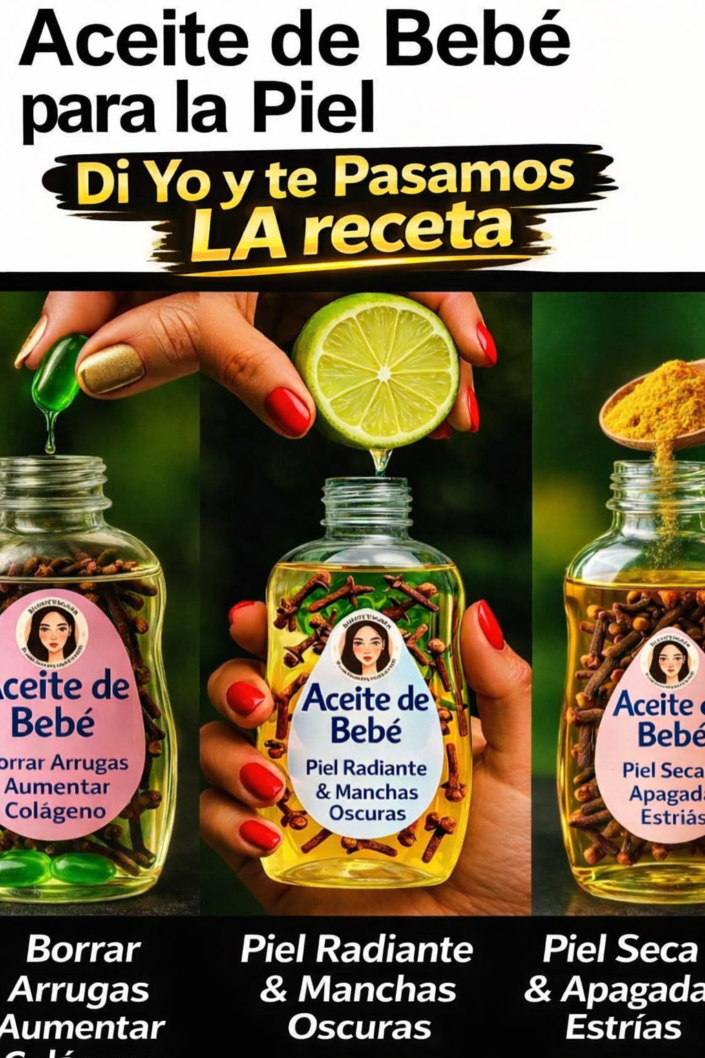 Aceite de Bebé Enriquecido para una Piel Suave, Luminosa y Bien Cuidada