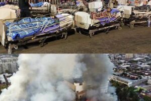 Incendio en hospital provoca escenas de terror y moviliza a equipos de emergencia