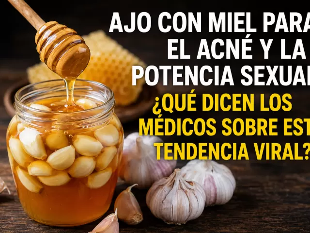 Ajo con miel para el acné y la potencia sexual